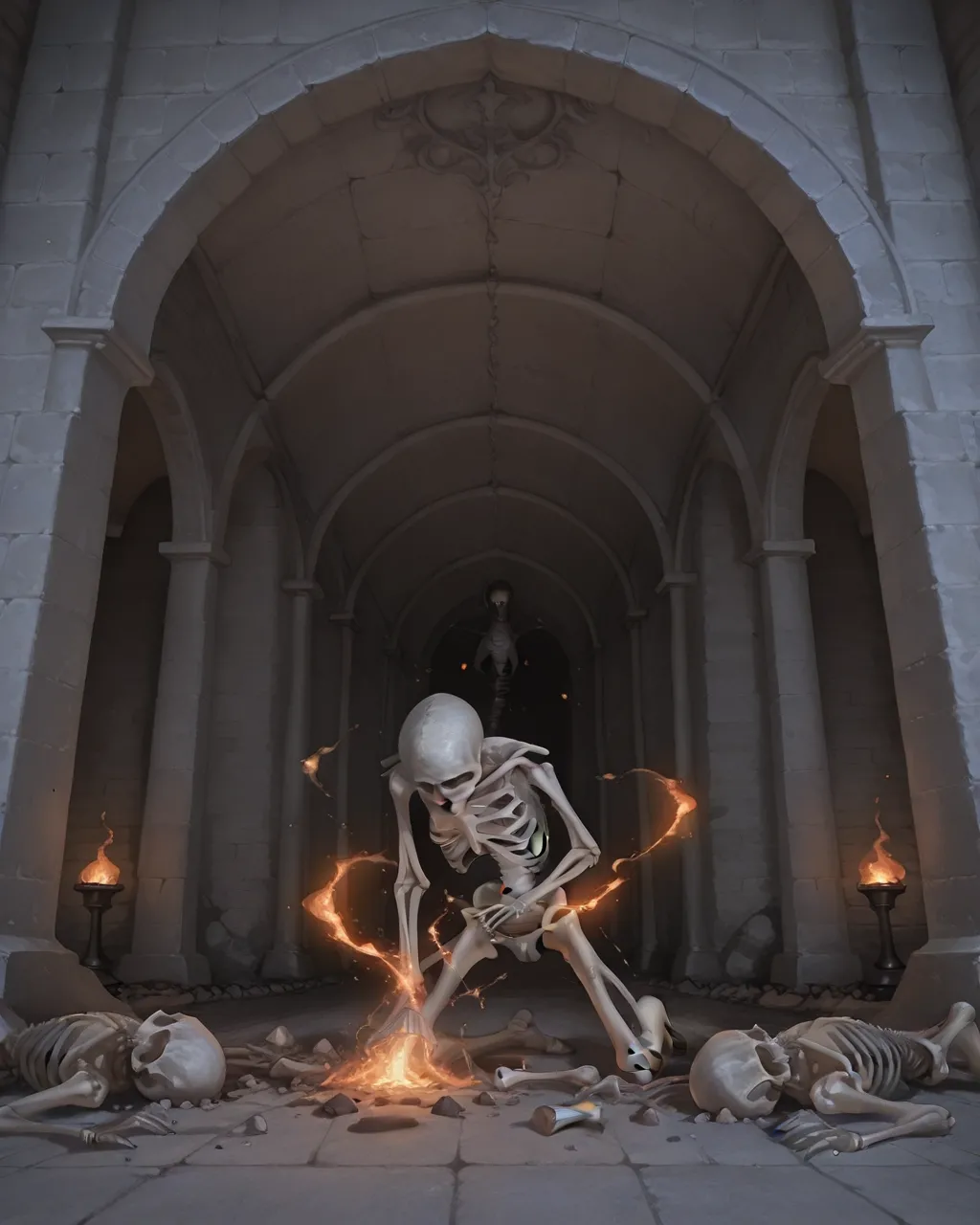 Princess Sacrifice Feena Durlag's Tower, Defeated Game Over Page.65