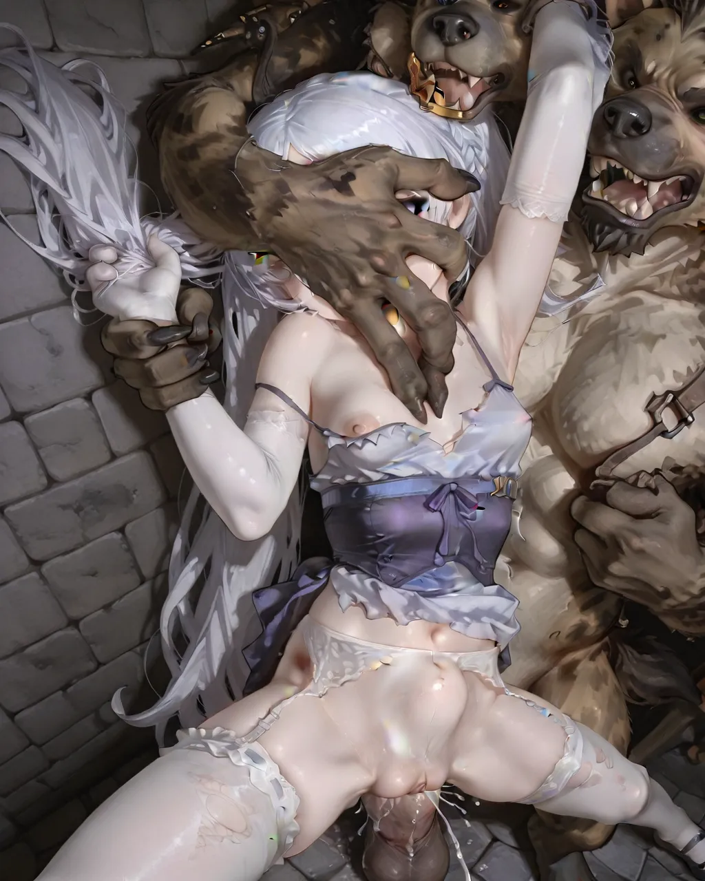 Princess Sacrifice Feena Durlag's Tower, Defeated Game Over Page.90