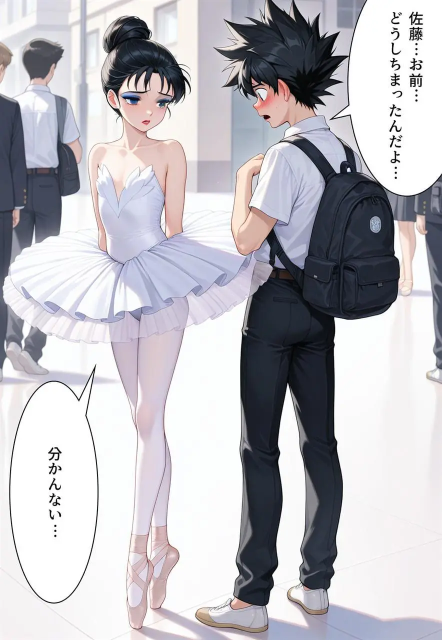 困惑の白鳥 トゥシューズを履かされた男たち Page.144