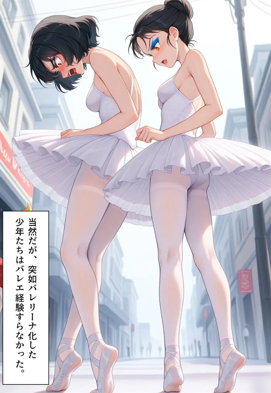 困惑の白鳥 トゥシューズを履かされた男たち Page.159