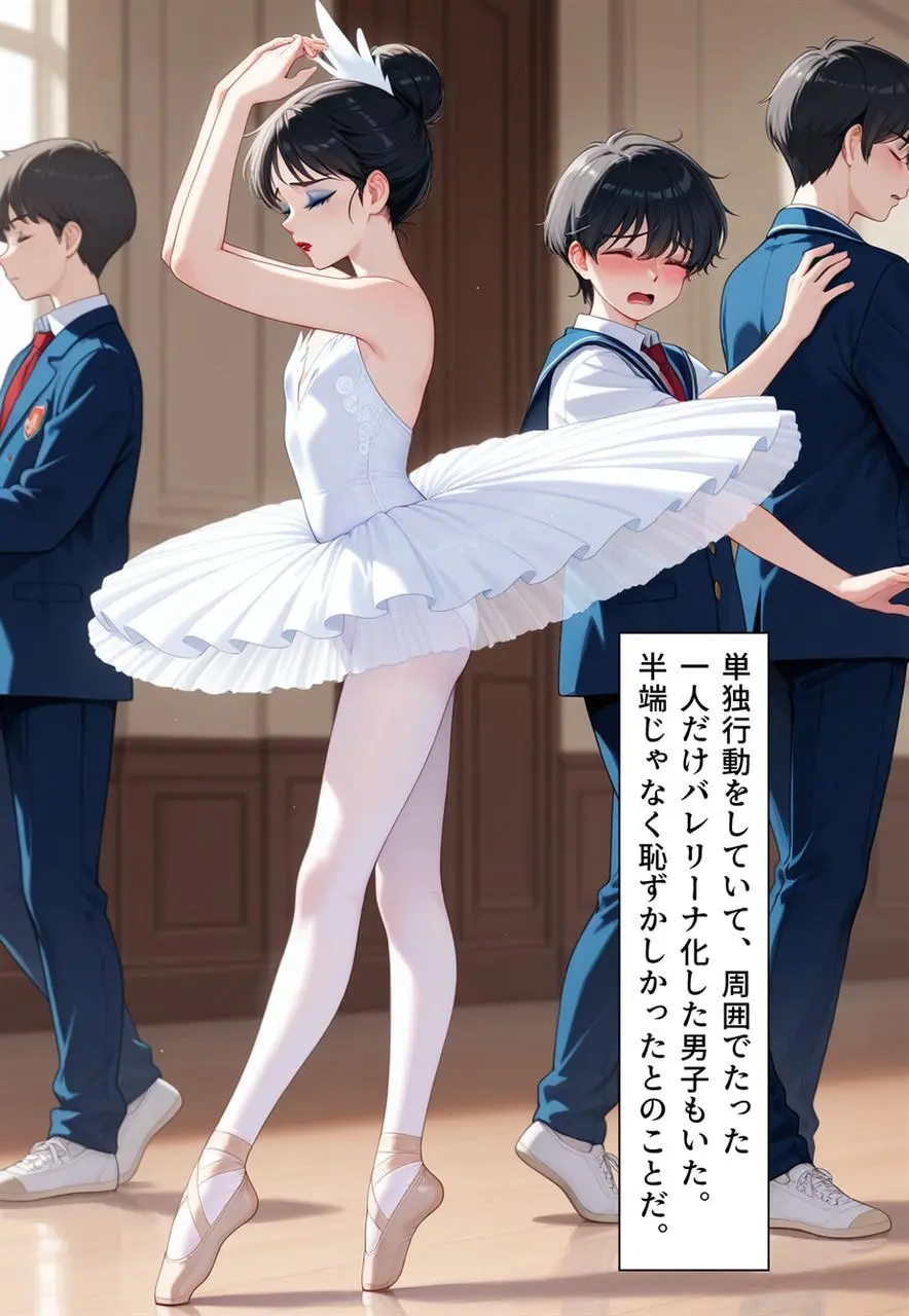 困惑の白鳥 トゥシューズを履かされた男たち Page.199