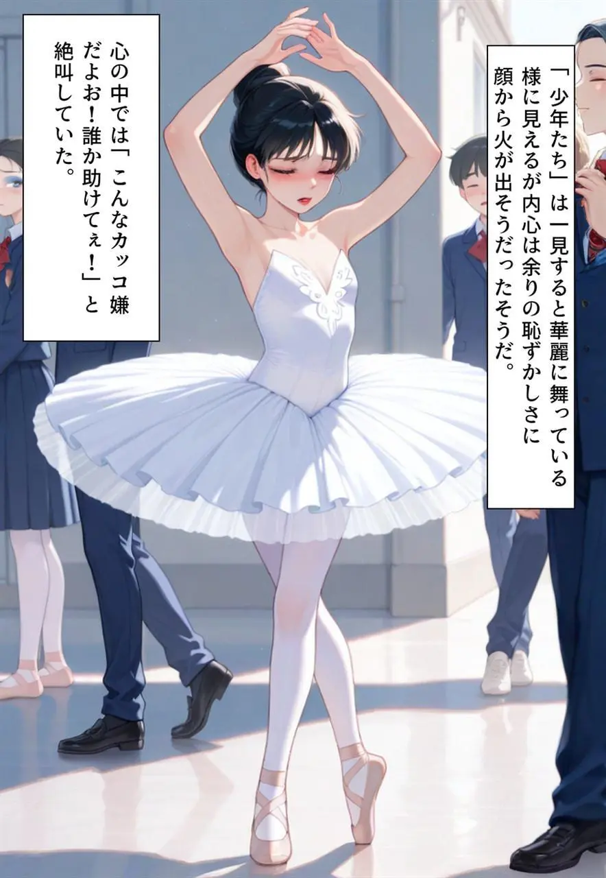 困惑の白鳥 トゥシューズを履かされた男たち Page.205