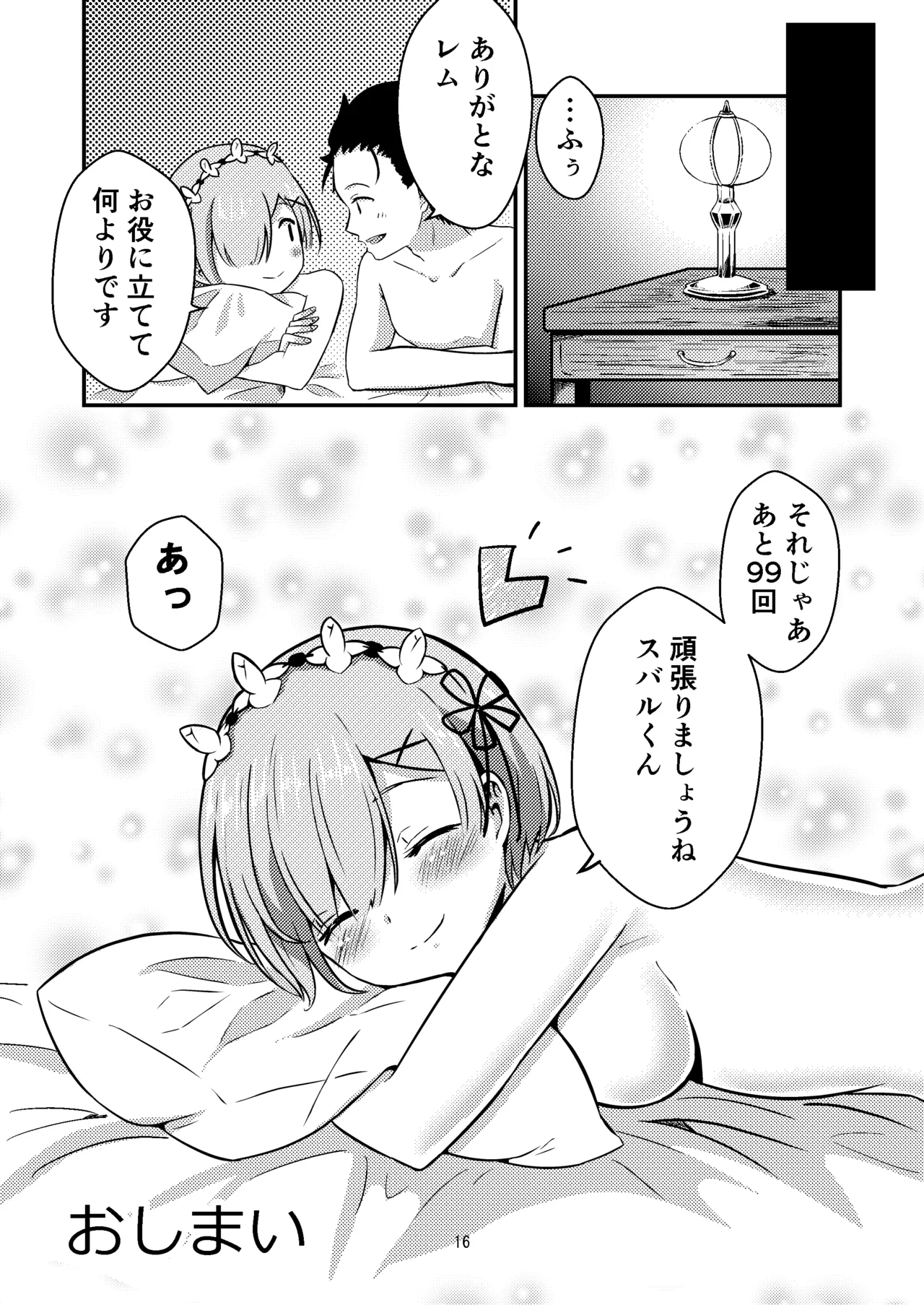 レムが一肌脱ぎますっ! Page.15