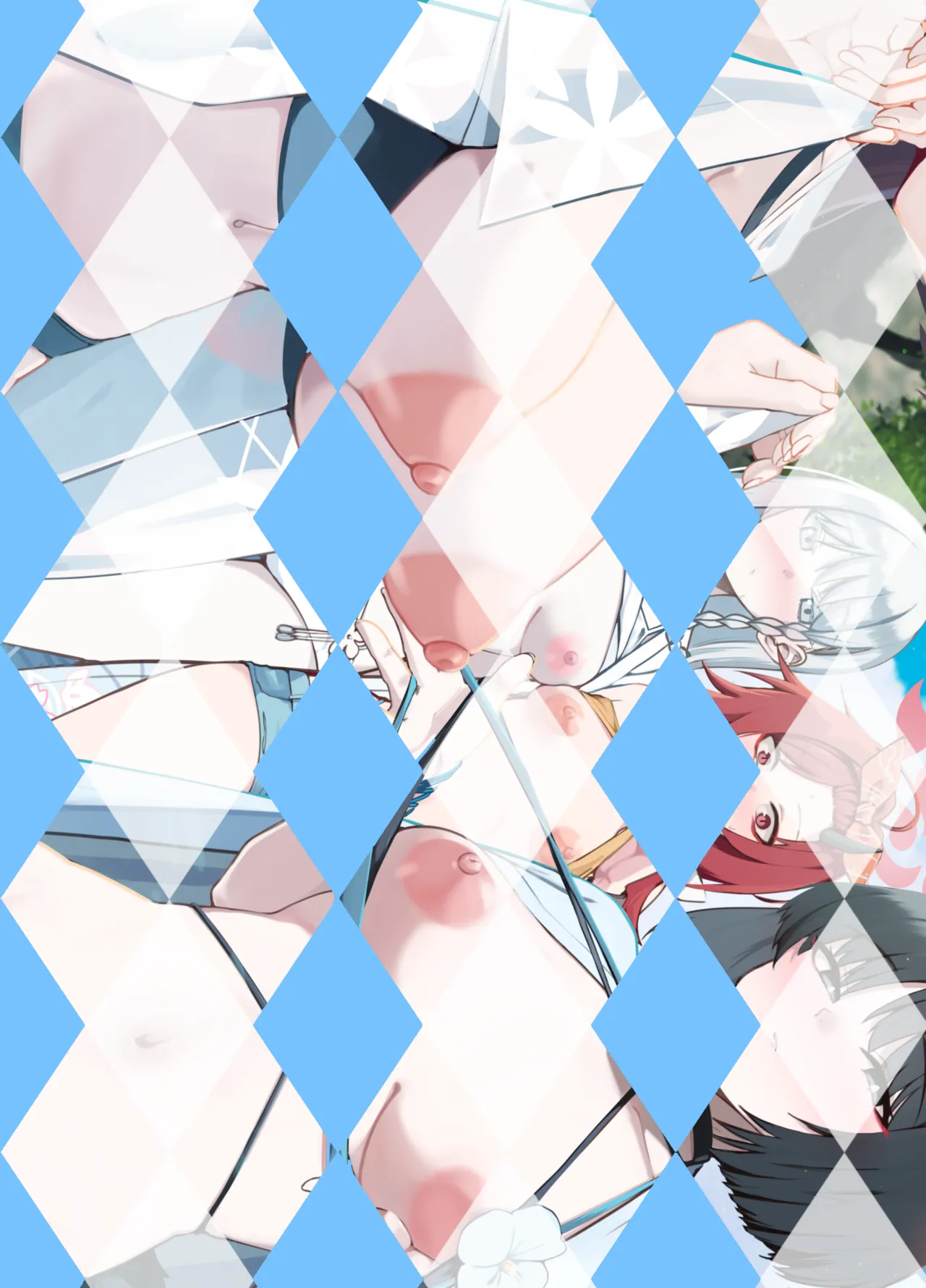 白ヨリ乳ズル一発ノ 〜いざ尋常に、水着で勝負〜 Page.24