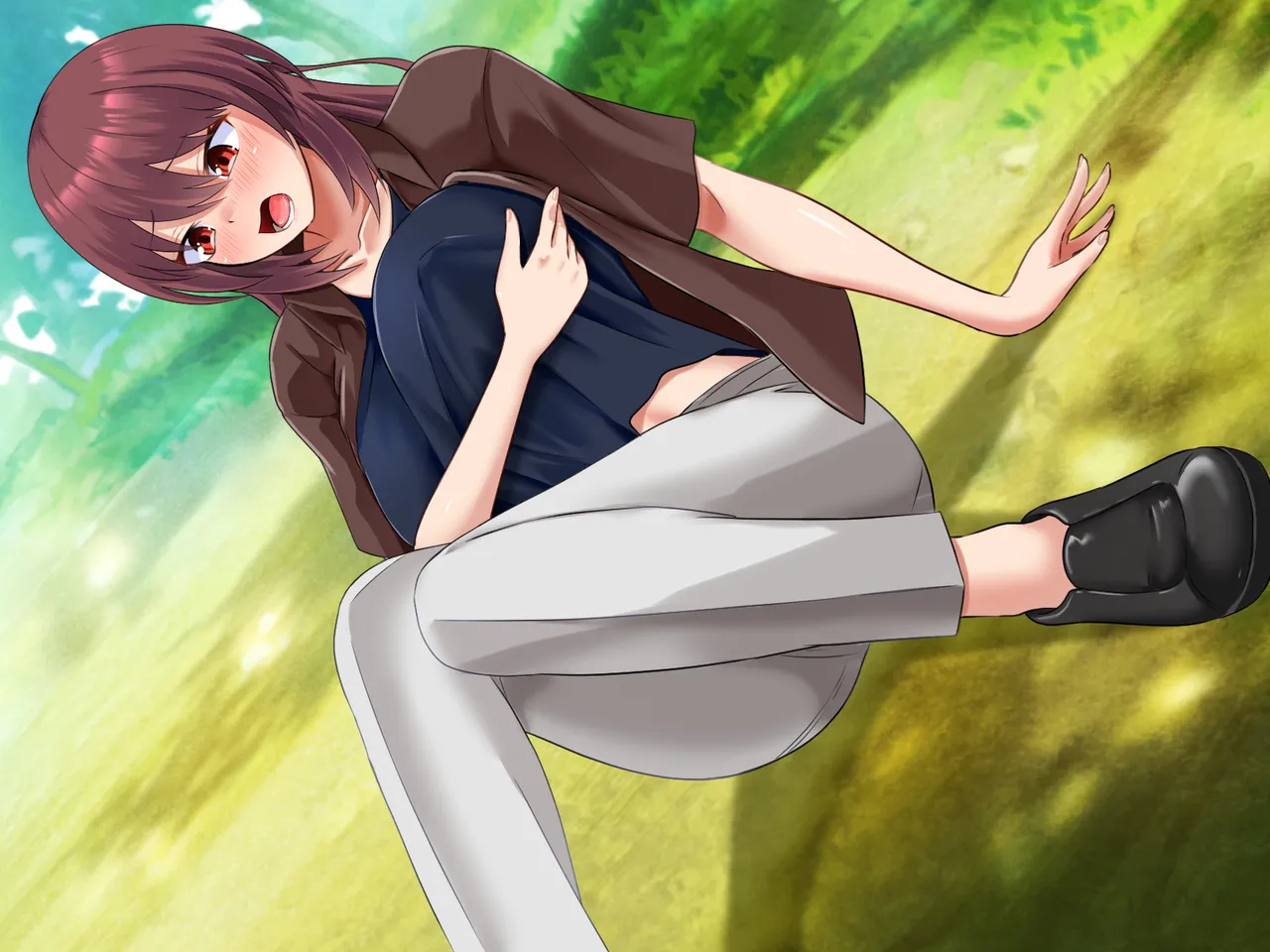 祠の前で願ったら女の子になれた Page.152