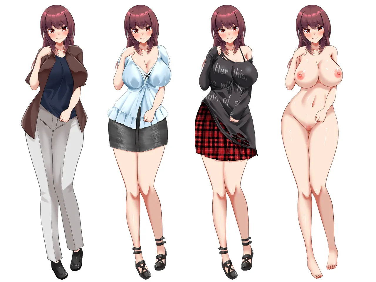 祠の前で願ったら女の子になれた Page.186