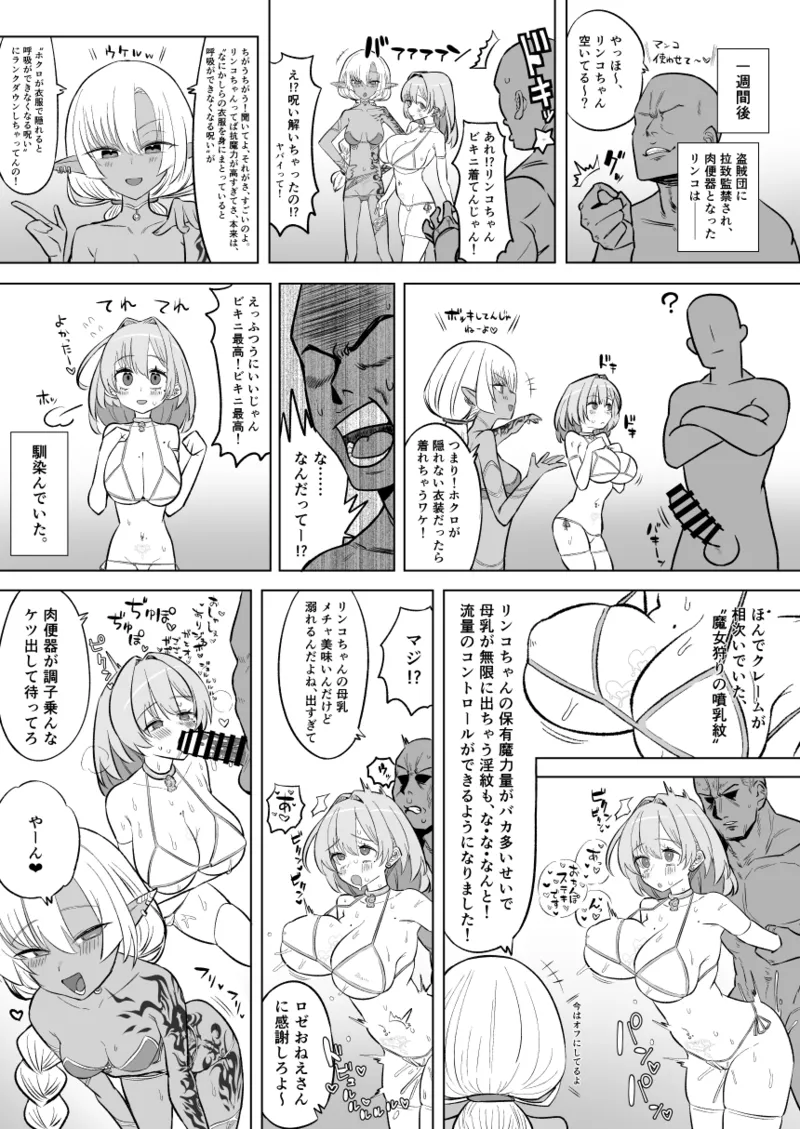 魔法学院主席リンコさんのエロ本～盗賊団の肉便器デビュー編～ Page.17