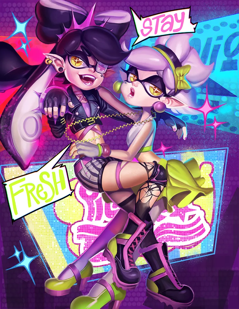 Splatoon Folder - Squid Sisters Page.33
