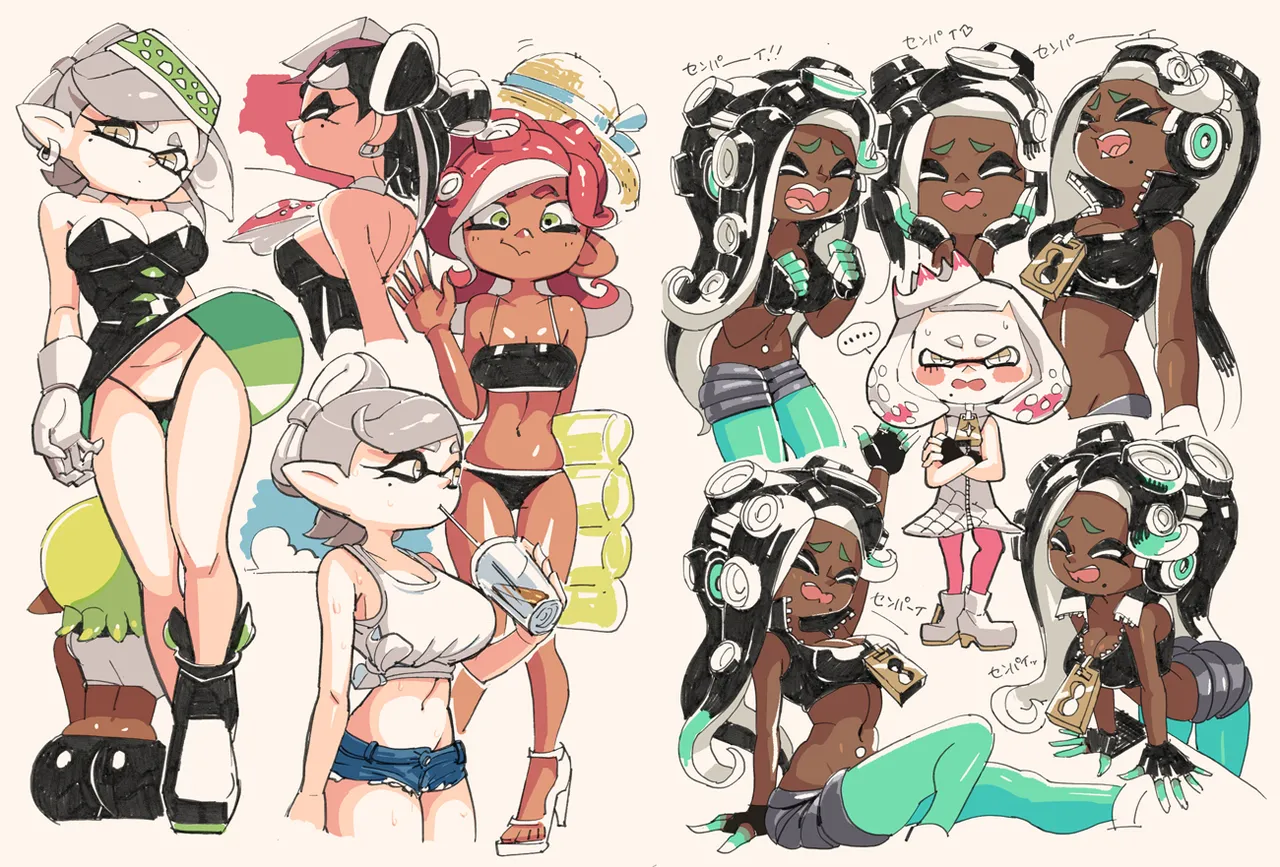 Splatoon Folder - Squid Sisters Page.34