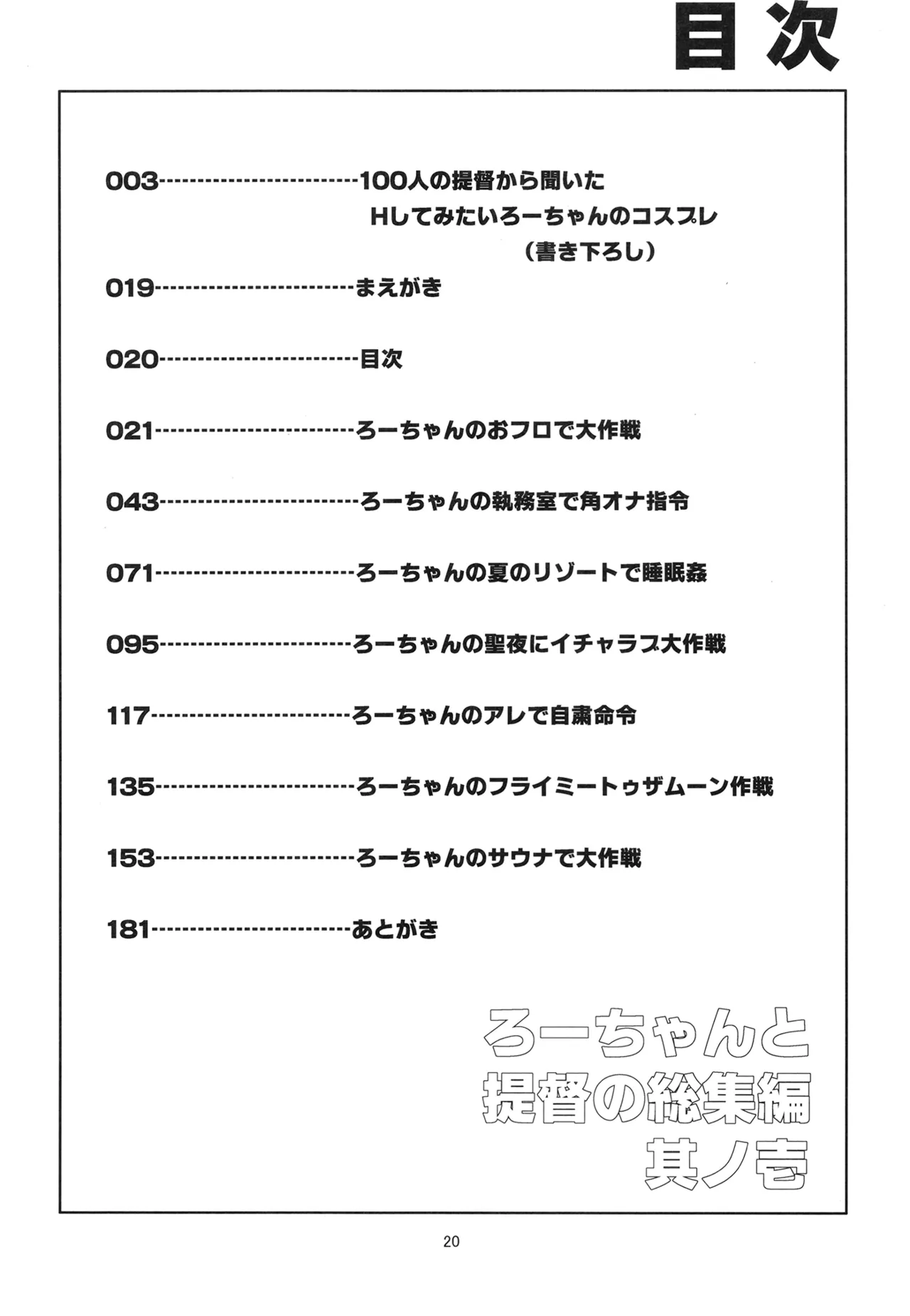 ろーちゃんと提督の総集編其ノ壱 Page.23