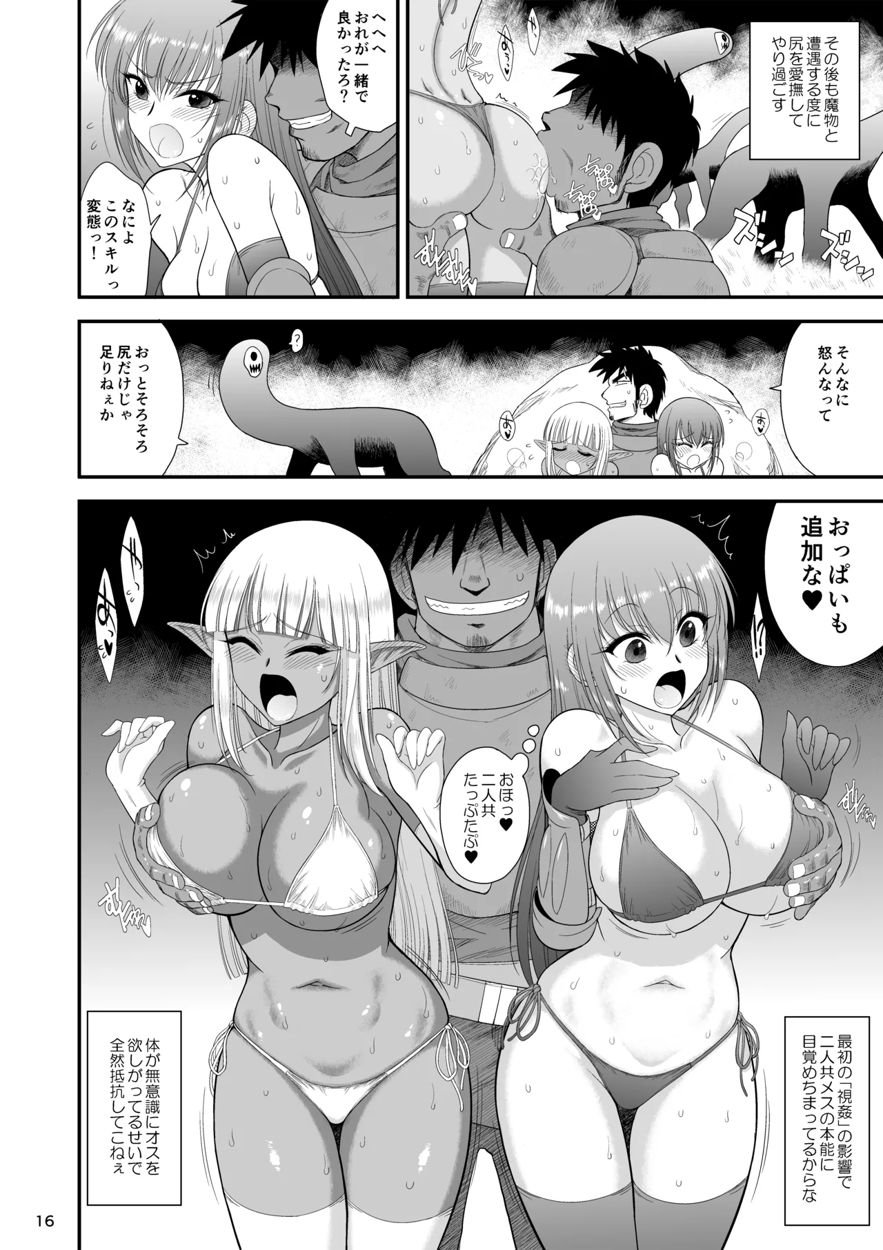 魔魅の迷宮2 レズっ子冒険者編 Page.15
