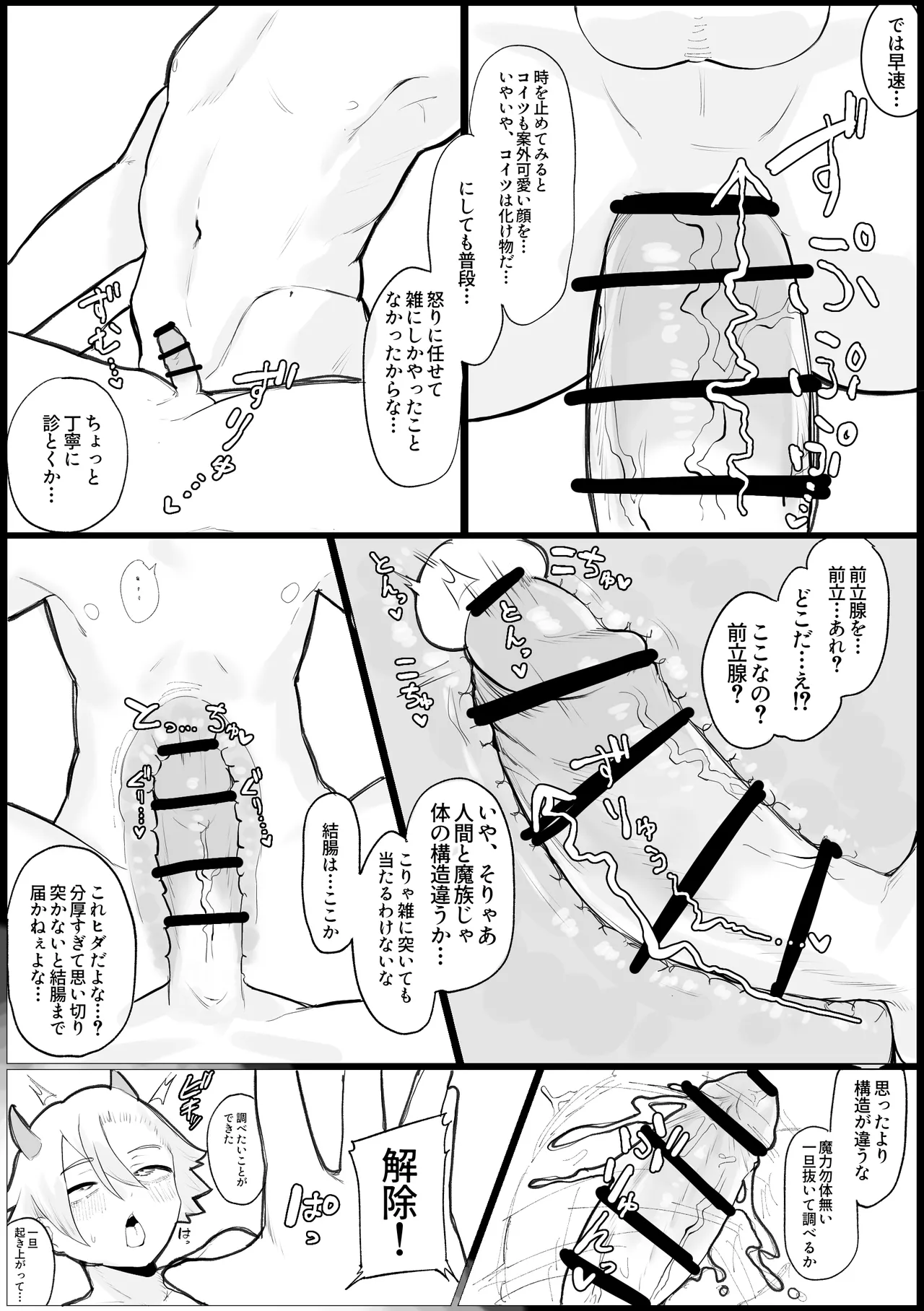 封印済み 不死身の魔王♂を 時間停止+ガン突き で 無理矢理攻略する本 Page.12