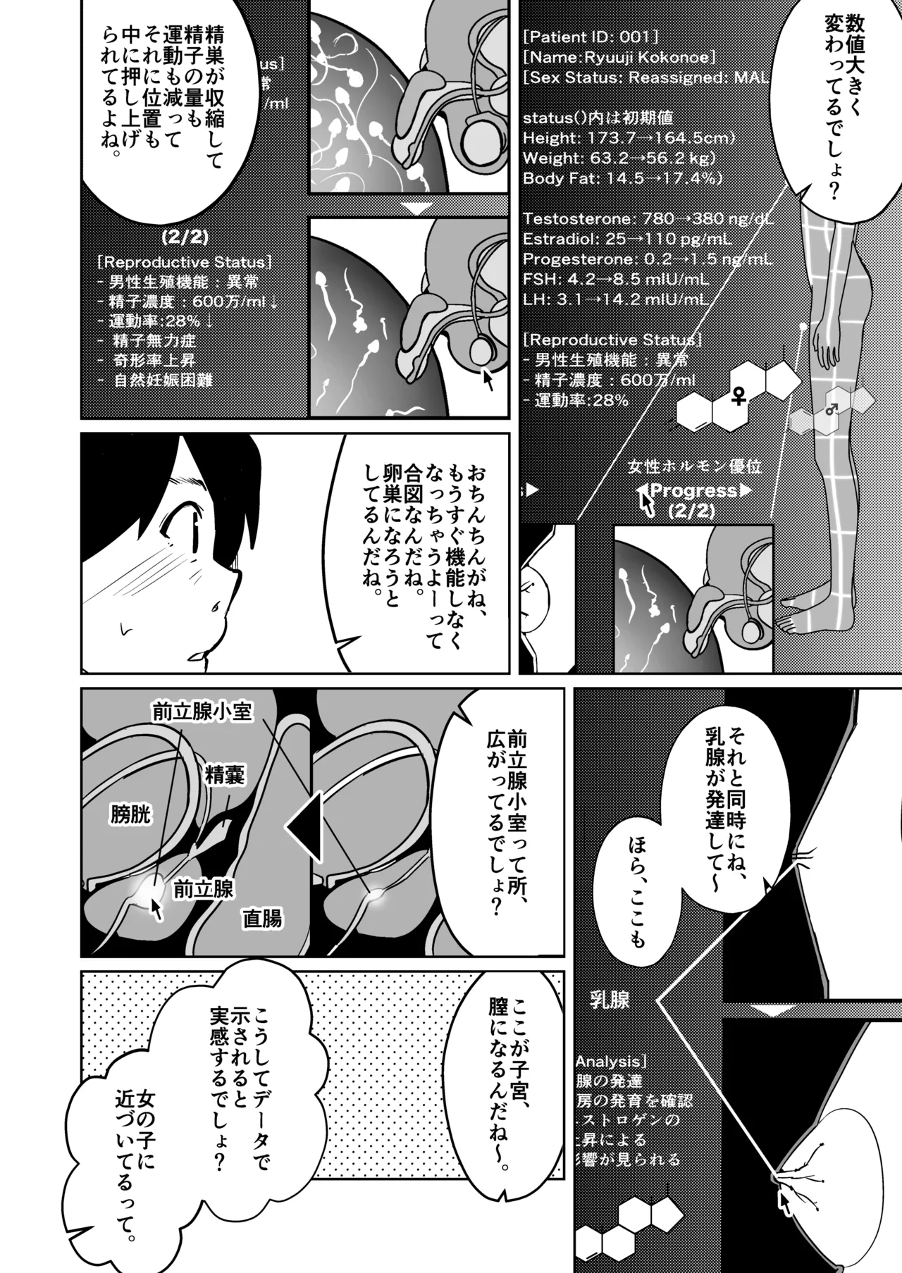 膣内射精する度に互いの要素が入れ替わっていく話 Page.14