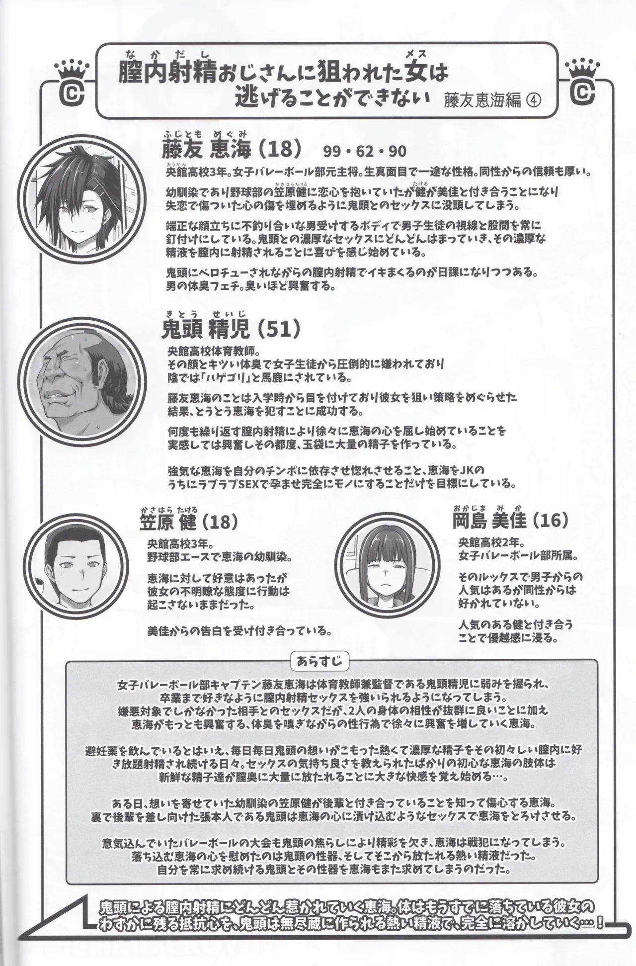 膣内射精おじさんに狙われた女は逃げることができない 〜藤友恵海編 VOL.4〜 Page.7