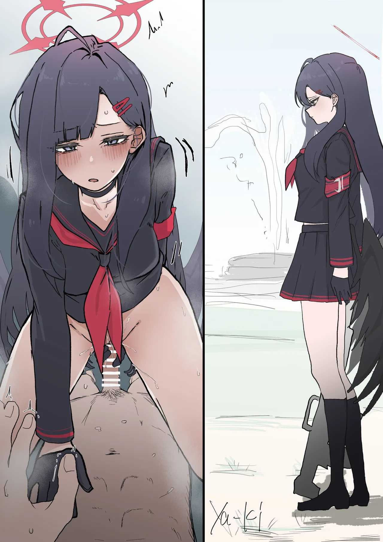 仲正が嫉妬してえっちしちゃうおまけ漫画2ページ Page.5