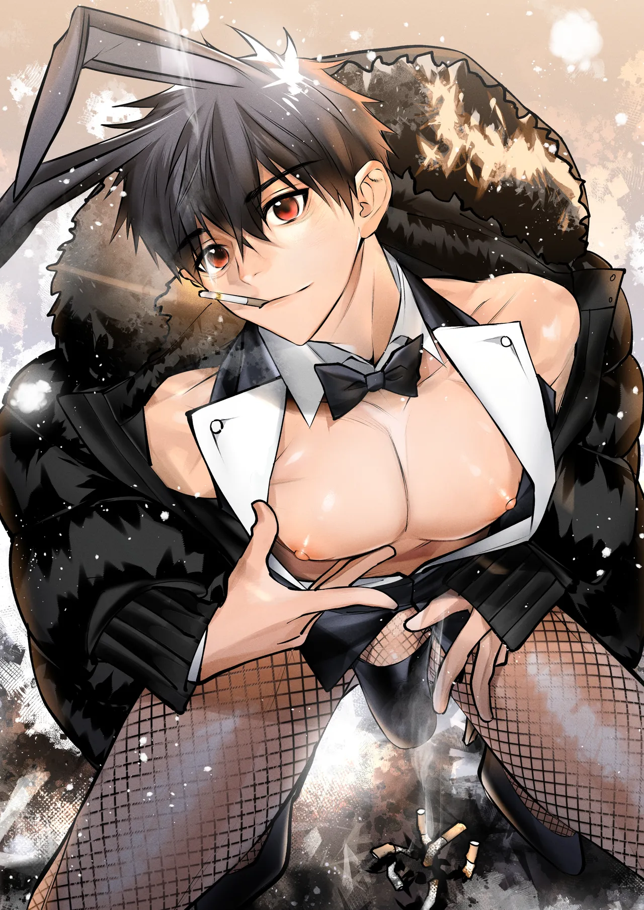 ゆきずりバニーとおきらくえっち Page.2