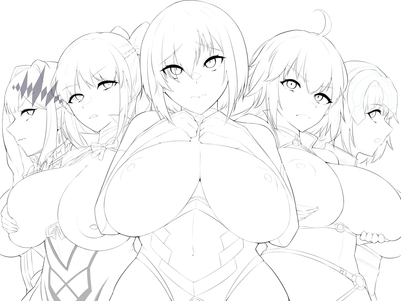 カルデアどすけべマッサージ部 おっぱい あんま編 Page.159