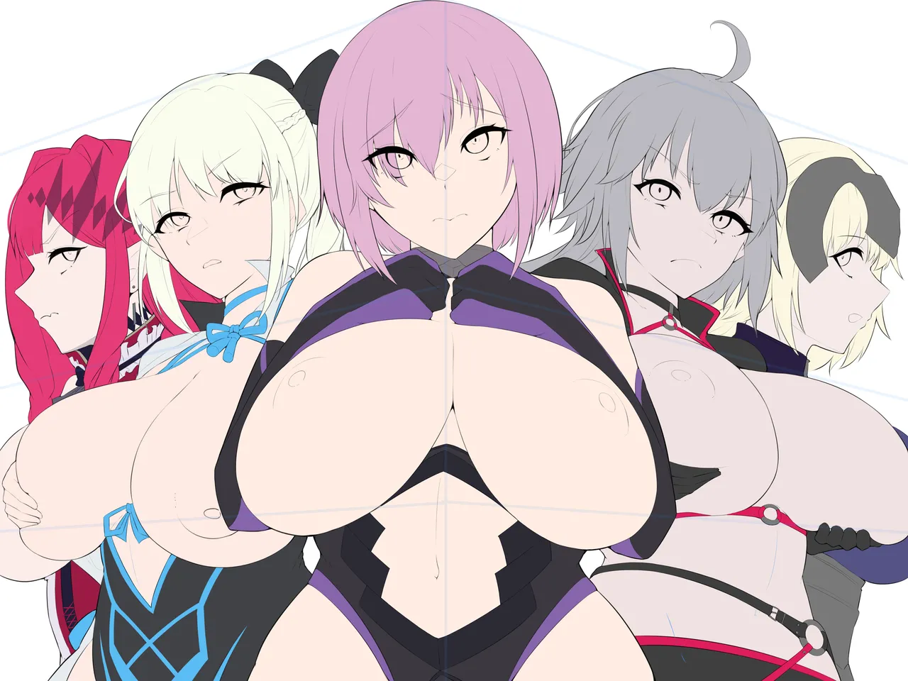 カルデアどすけべマッサージ部 おっぱい あんま編 Page.160