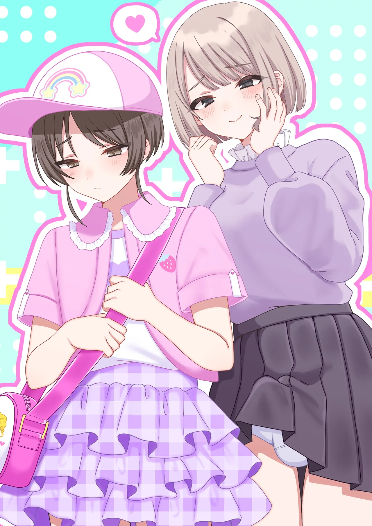 年下ふたなり女子に辱められる女装男子達 Page.2