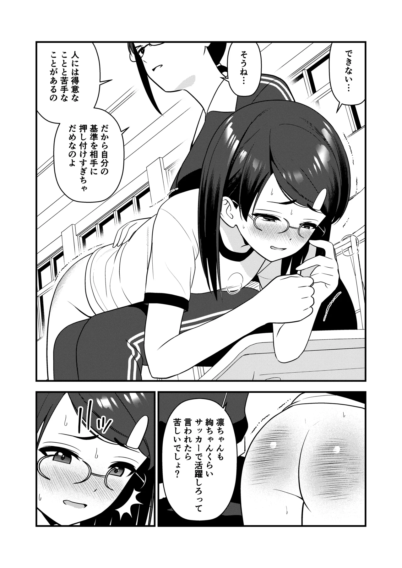 お仕置きされて1日下半身の着衣が禁止される学校 3 Page.76