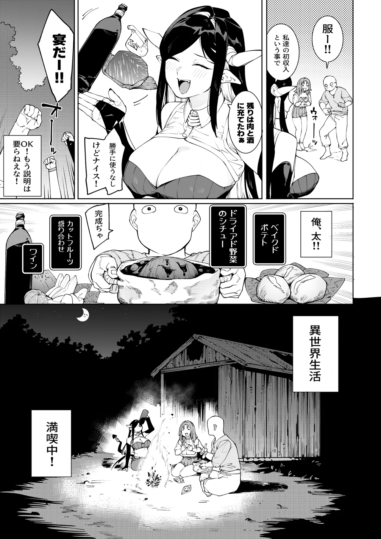 裸一貫異世界農業〜サキュバスとドライアドだけから始めるタネ付け性活〜 Page.53