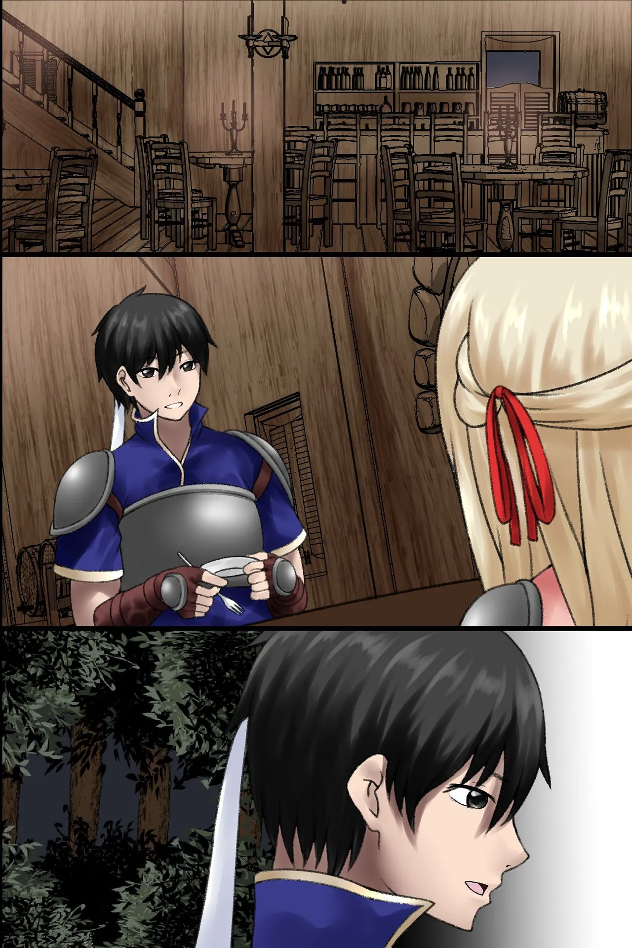 俺だけが認識されない異世界。知らないちんぽに中出しされまくる爆乳エルフたち Page.48