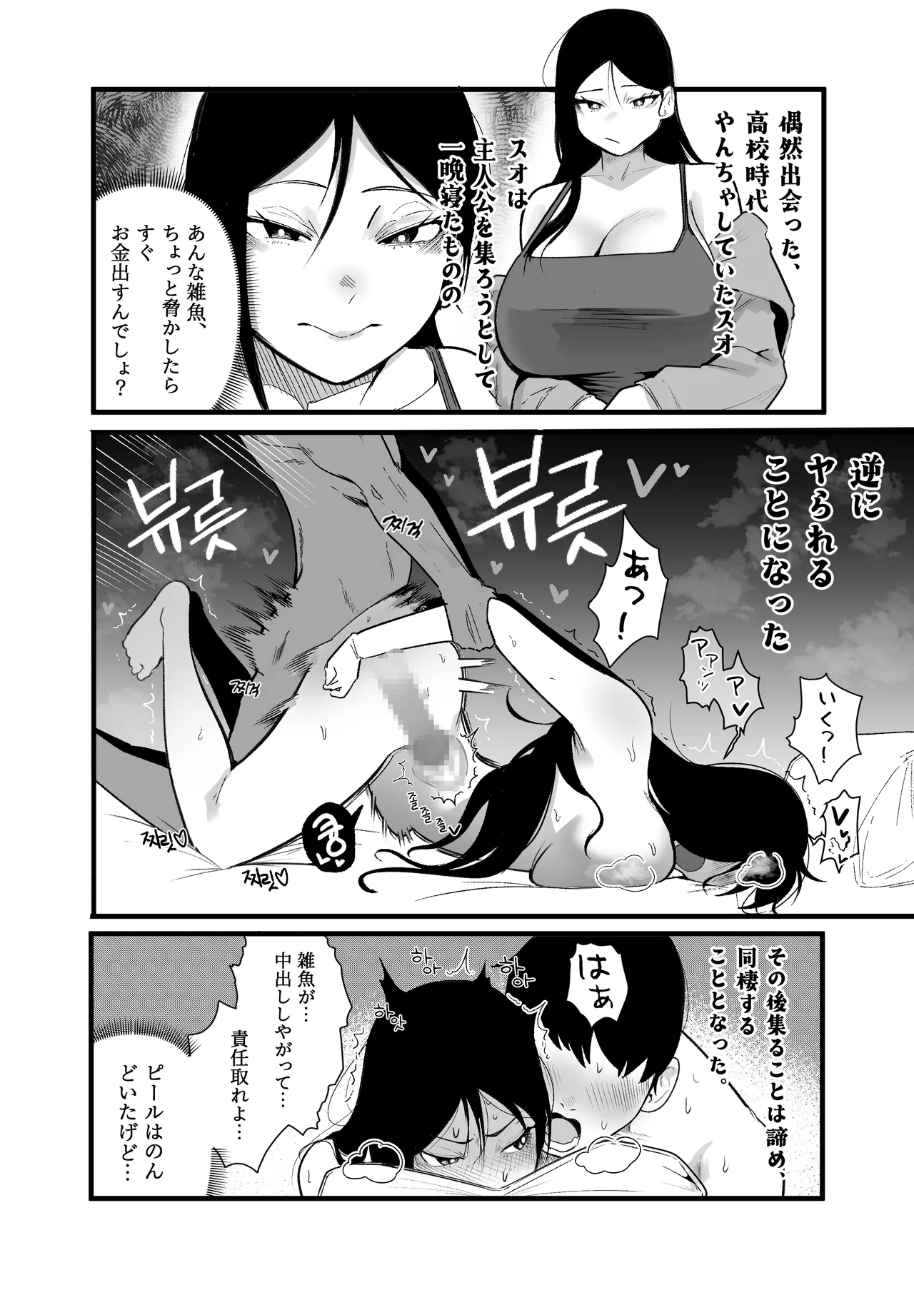 やんちゃ⼥2匹と同棲性活 Page.2