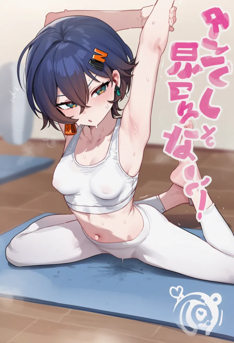 [Pixiv] Thx (120662529) リンがジムで会ったおじさんに.. [AI Generated]