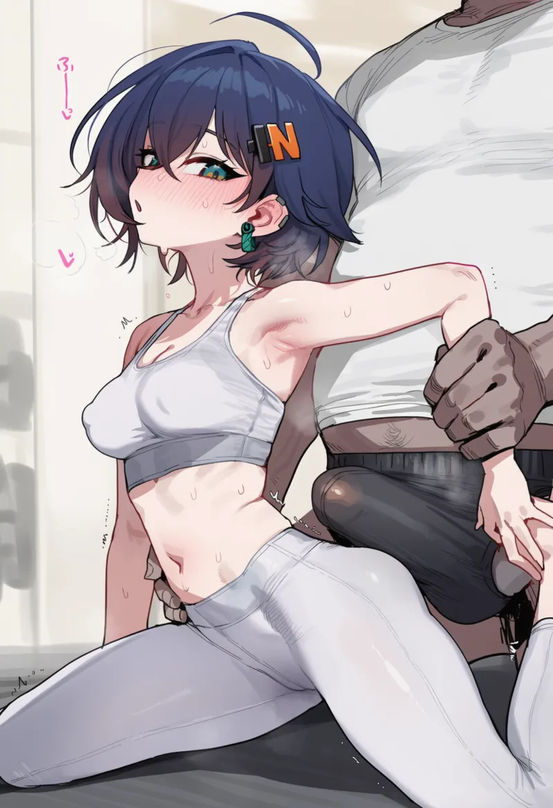 [Pixiv] Thx (120662529) リンがジムで会ったおじさんに.. [AI Generated] Page.43