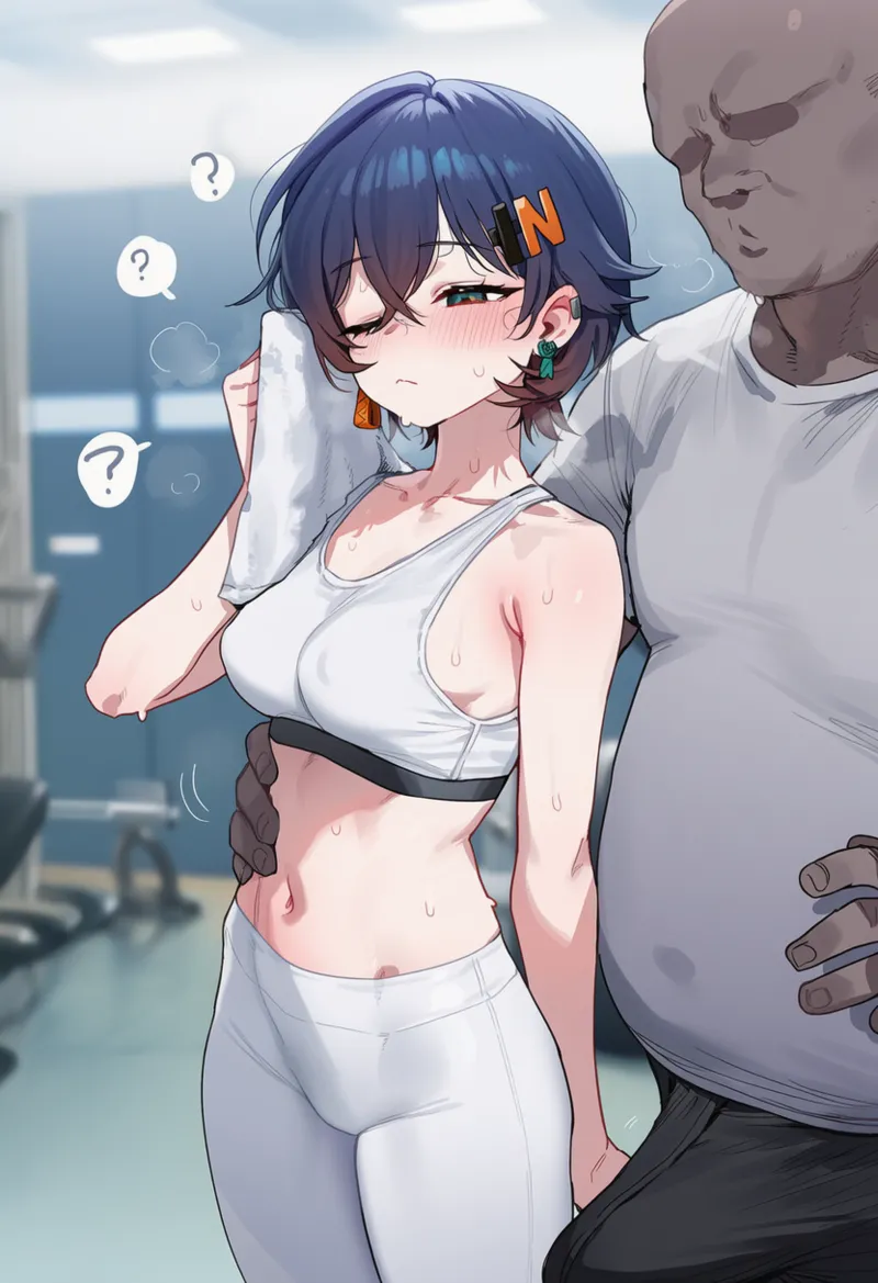 [Pixiv] Thx (120662529) リンがジムで会ったおじさんに.. [AI Generated] Page.6