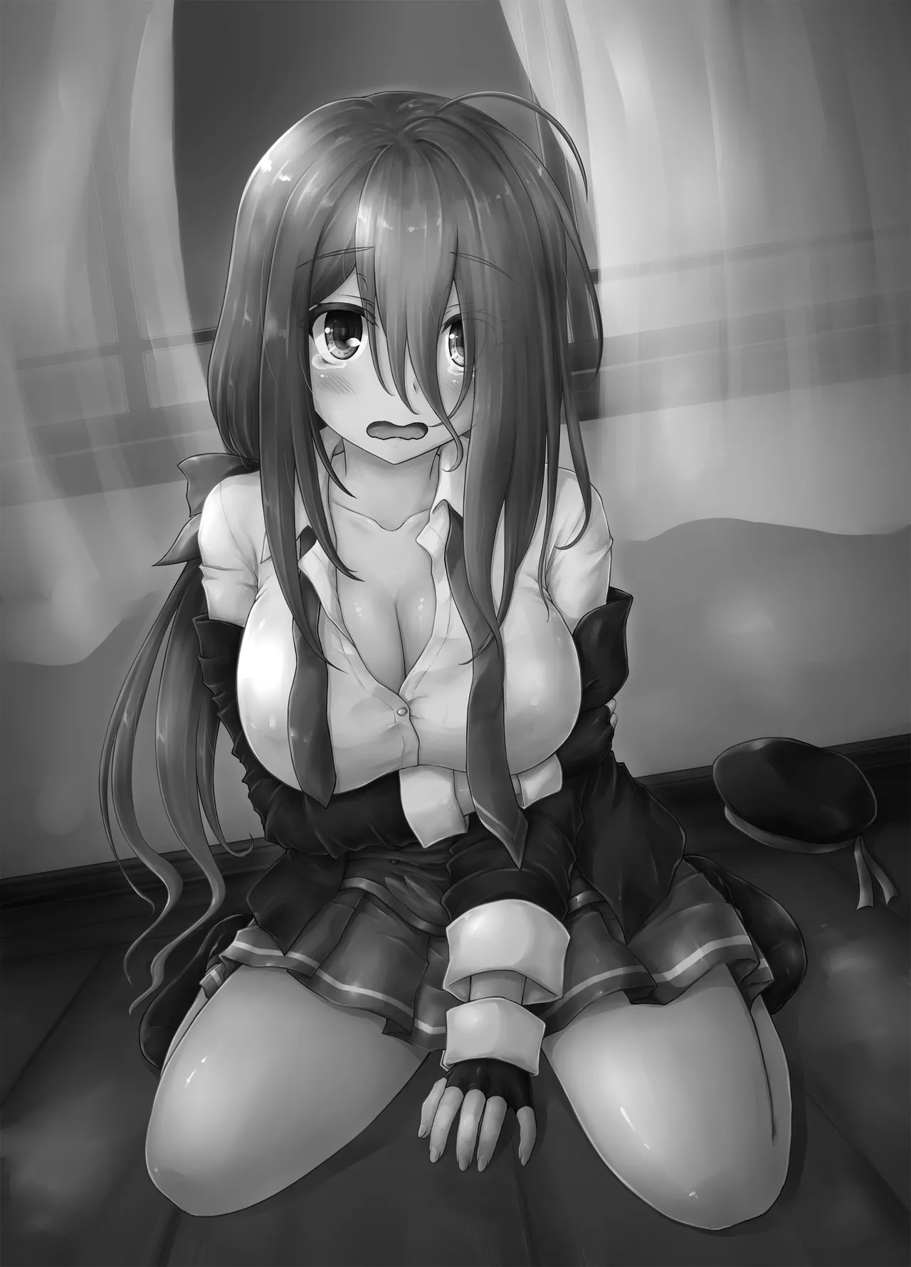 涙目がかわいい隠れ巨乳のうちの秘書艦 Page.2