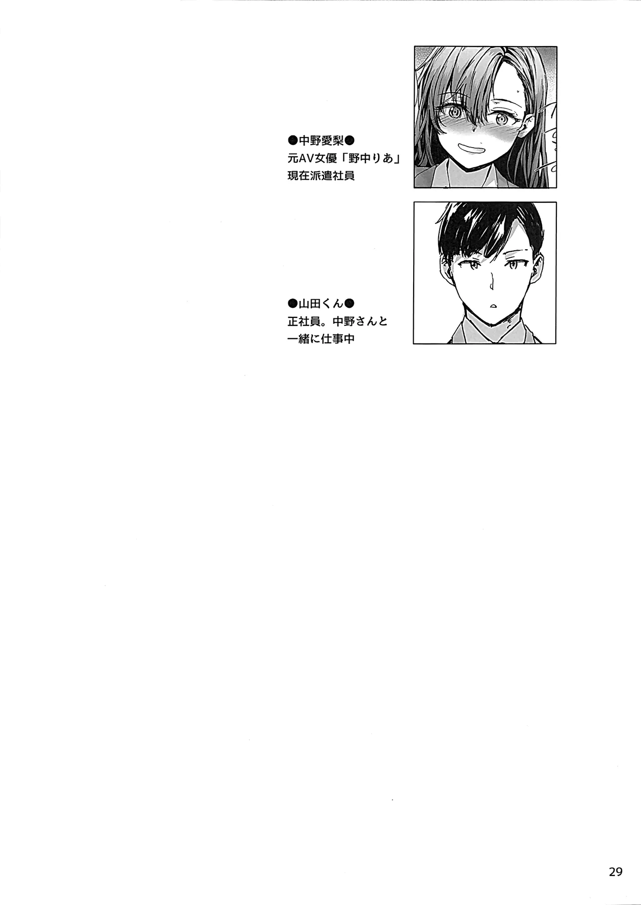 派遣のナカノさんは元AV女優～オフィスでドキドキセックス編～ Page.30