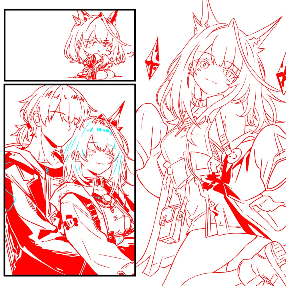 いっぱい甘えた後のモンちゃん Page.3