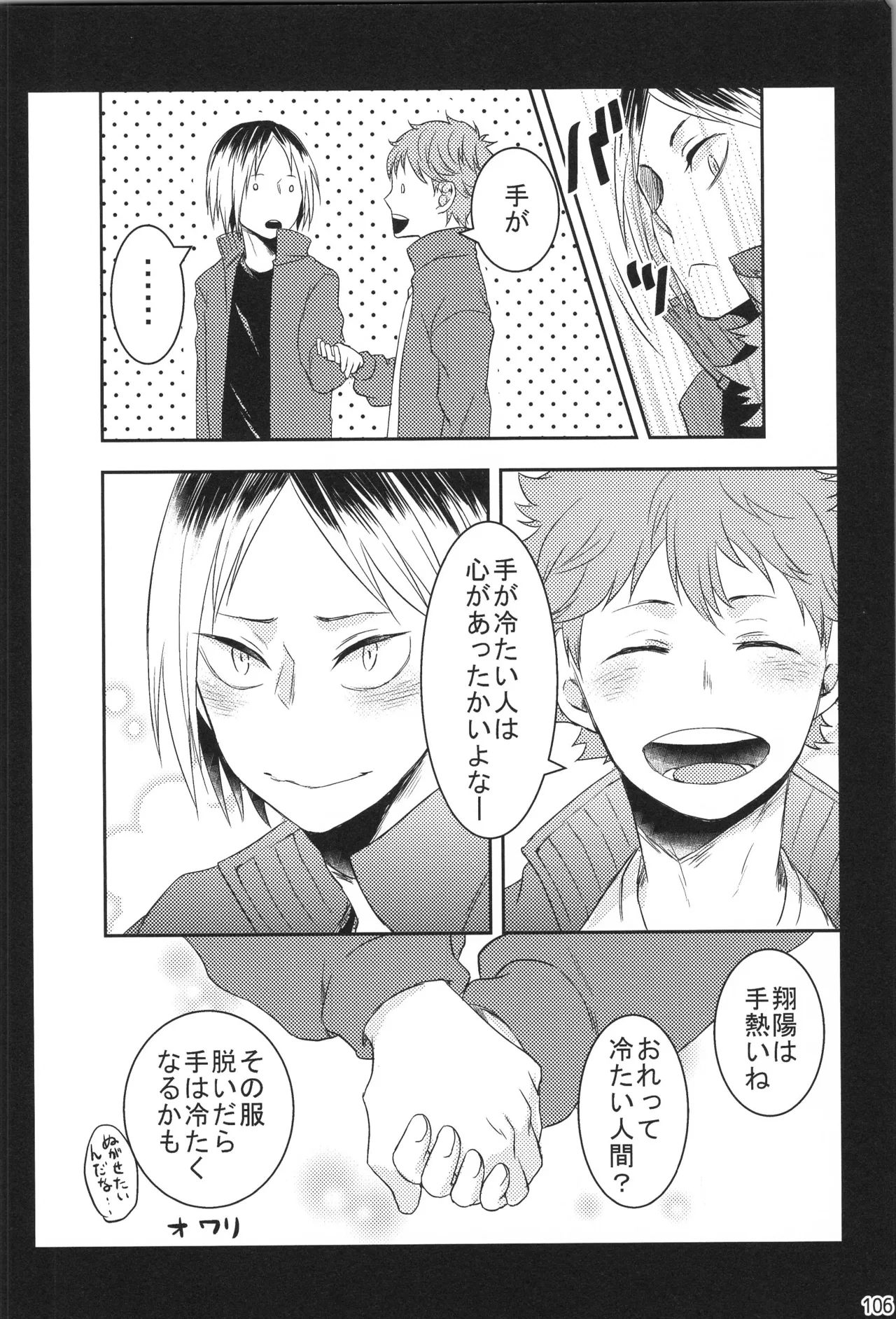 他校生×日向受再録本 OTHER BOX Page.105