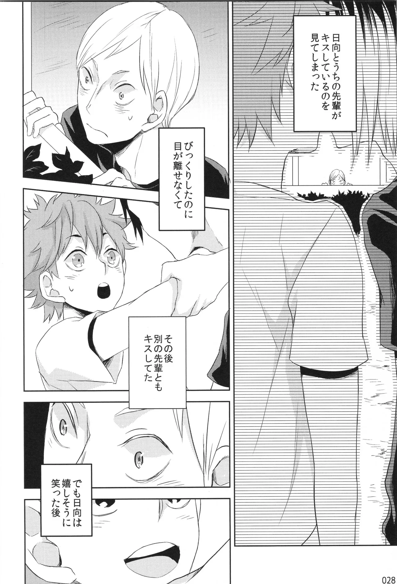 他校生×日向受再録本 OTHER BOX Page.27