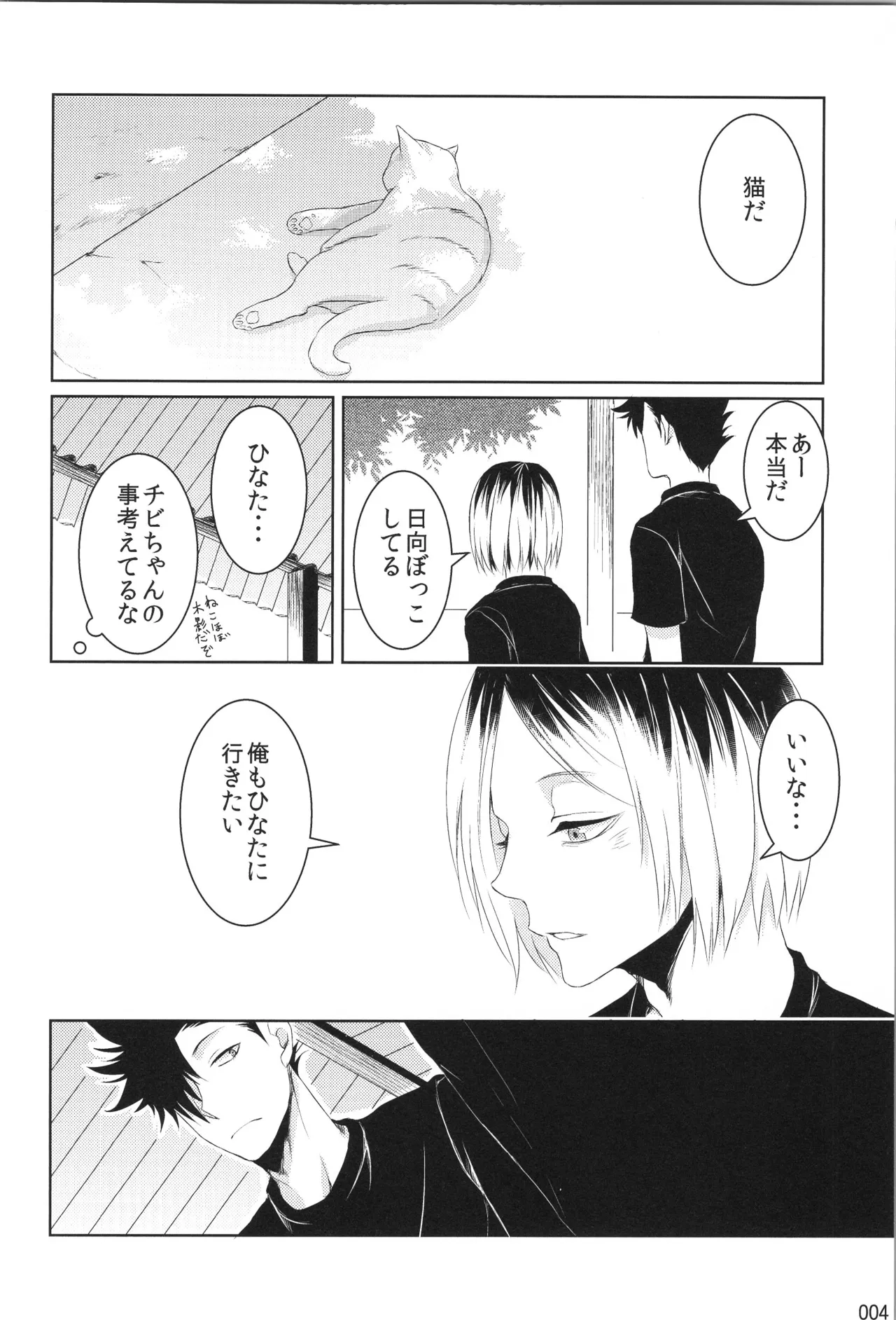 他校生×日向受再録本 OTHER BOX Page.3