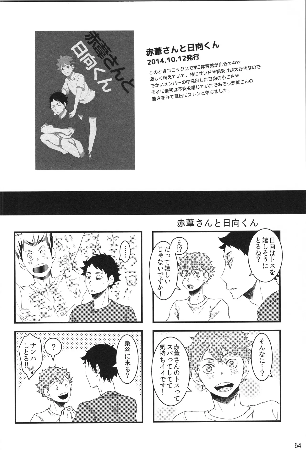 他校生×日向受再録本 OTHER BOX Page.63