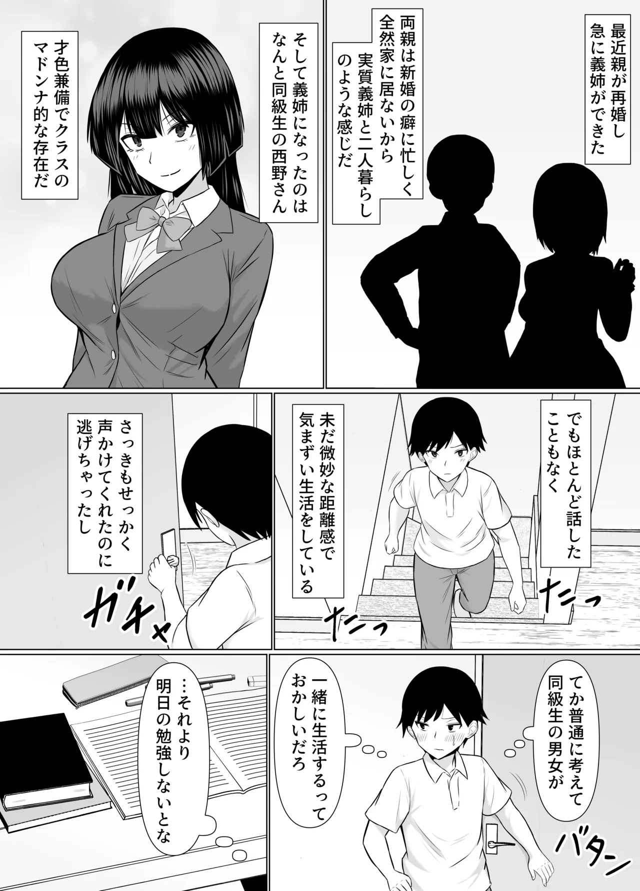 優等生な義姉のオナニーを目撃しちゃった話 Page.3