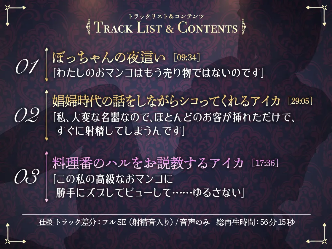 僕のメイドは名器自慢の元娼婦 ダウナーメイドが客に抱かれた話をしながら事務的にシコってくれた夜 Page.54