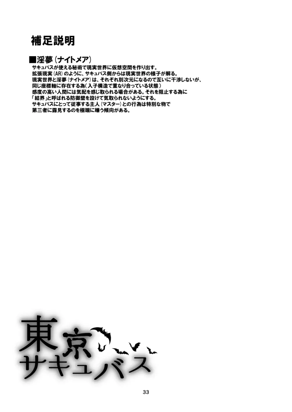 東京サキュバス Episode 2 Page.33