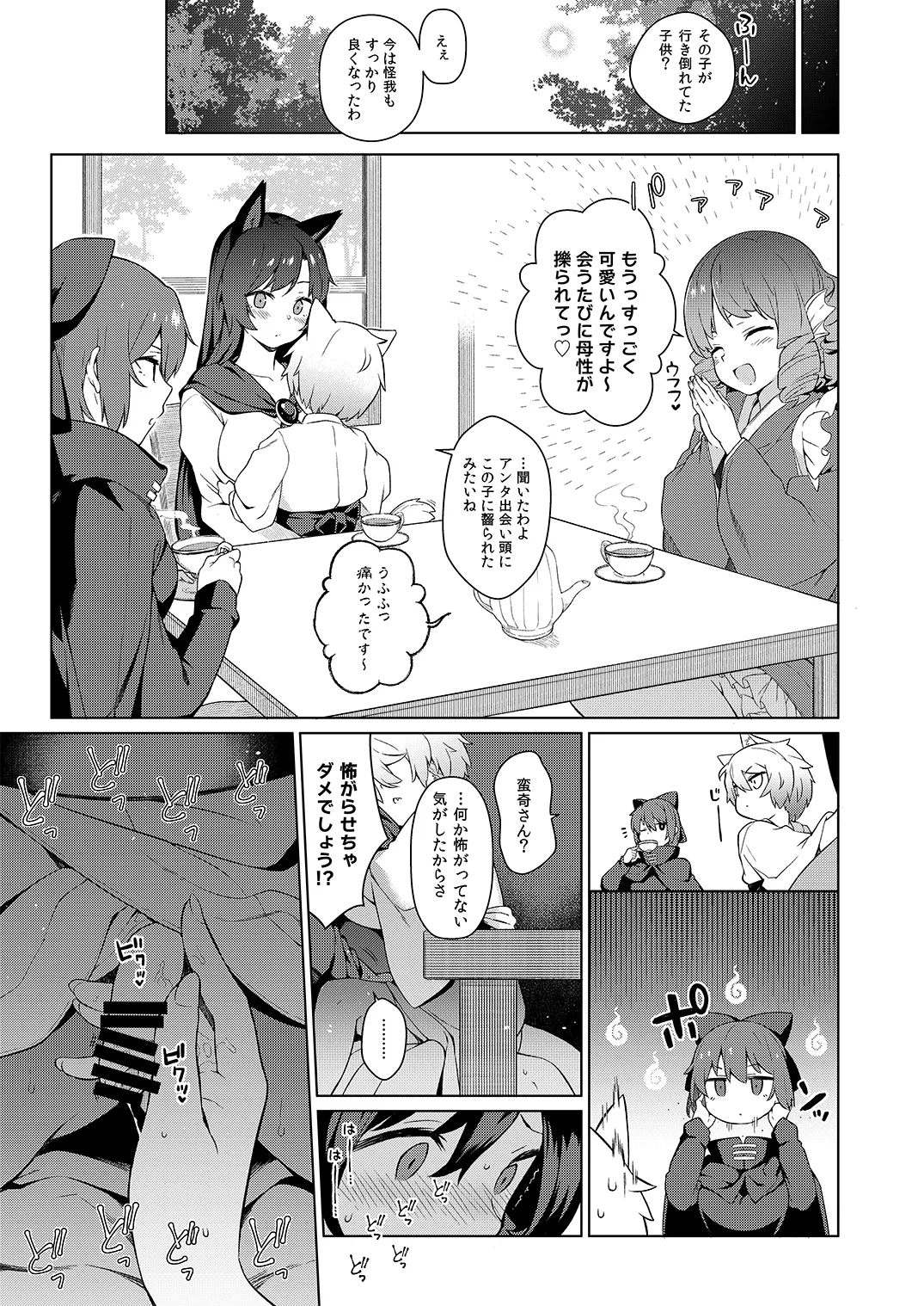 影狼お姉さんの発情幼育期。 Page.13