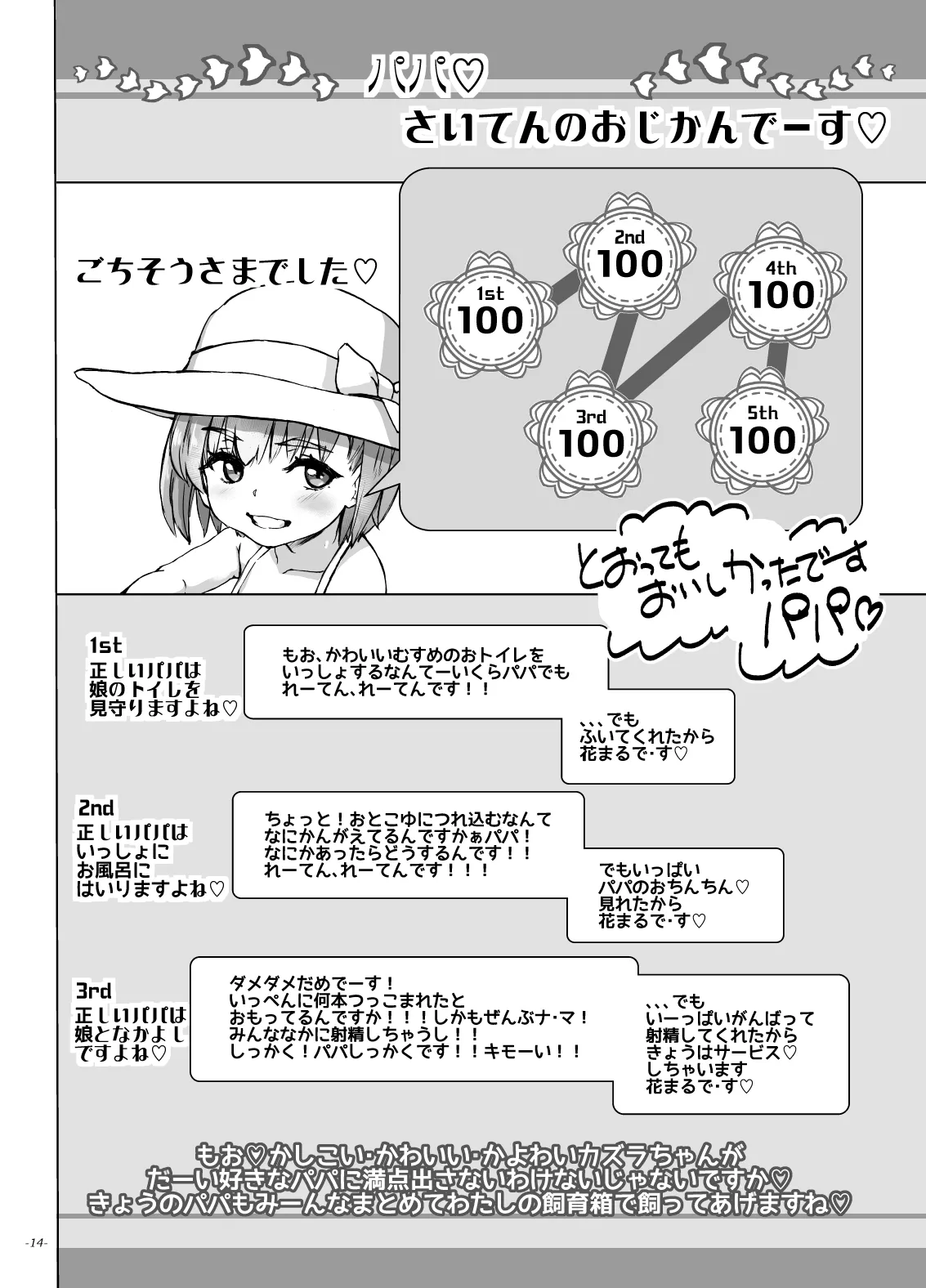 とおってもおいしかったですパパ Page.13