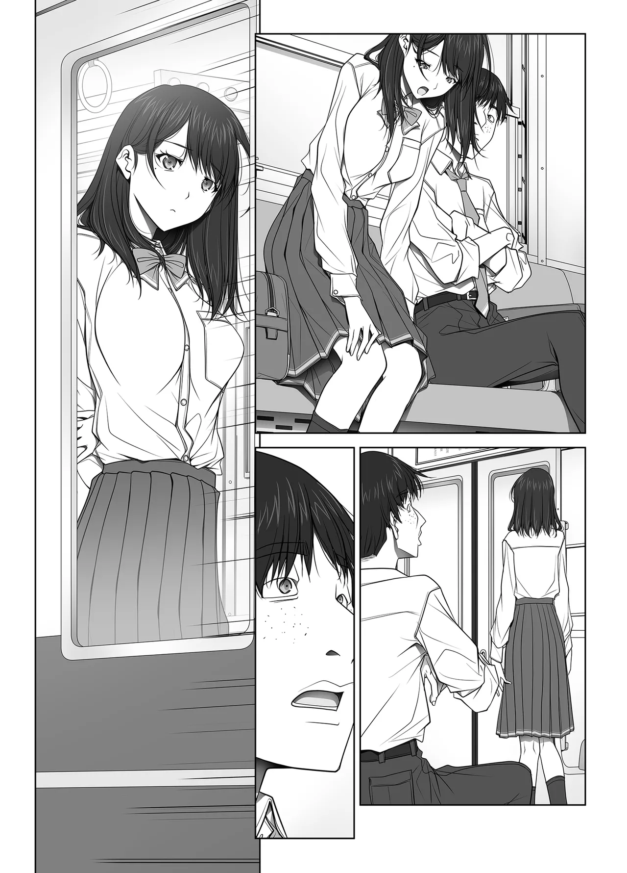 [彩～IRODORI～ (SOYOSOYO)] 彼女がパンツを穿かない理由 -JK淫行ローカル鉄道編- 前編 (オリジナル) [DL版] Page.160