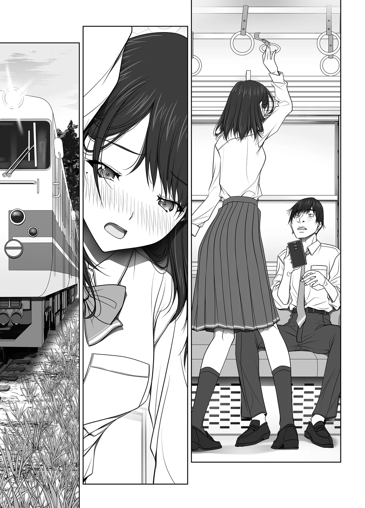 [彩～IRODORI～ (SOYOSOYO)] 彼女がパンツを穿かない理由 -JK淫行ローカル鉄道編- 前編 (オリジナル) [DL版] Page.166