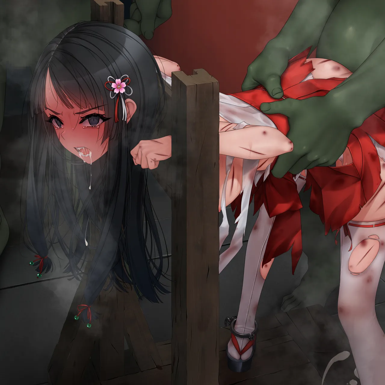 退魔巫女vsオーク3 Page.56