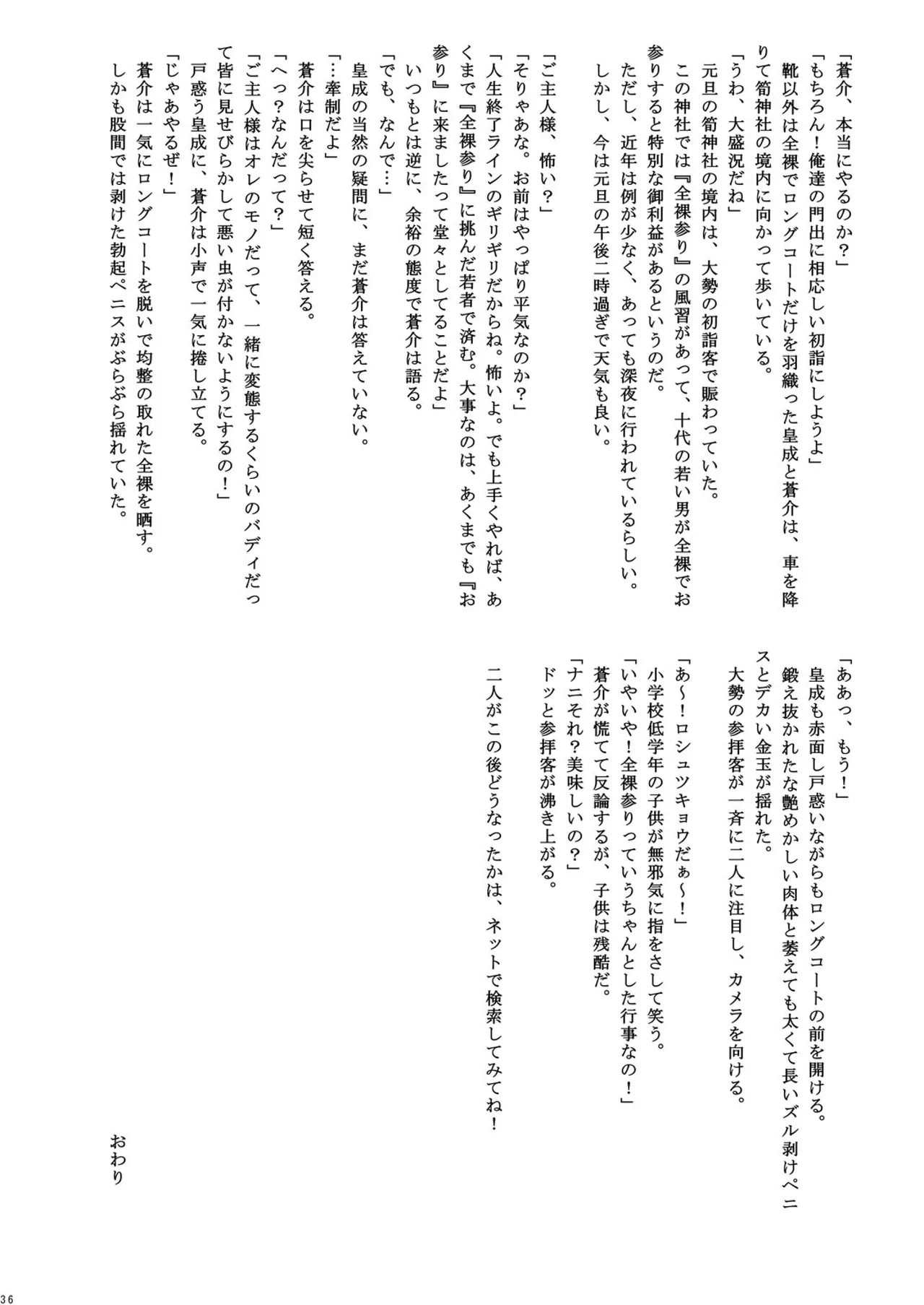 ご主人様と冬休み Page.36