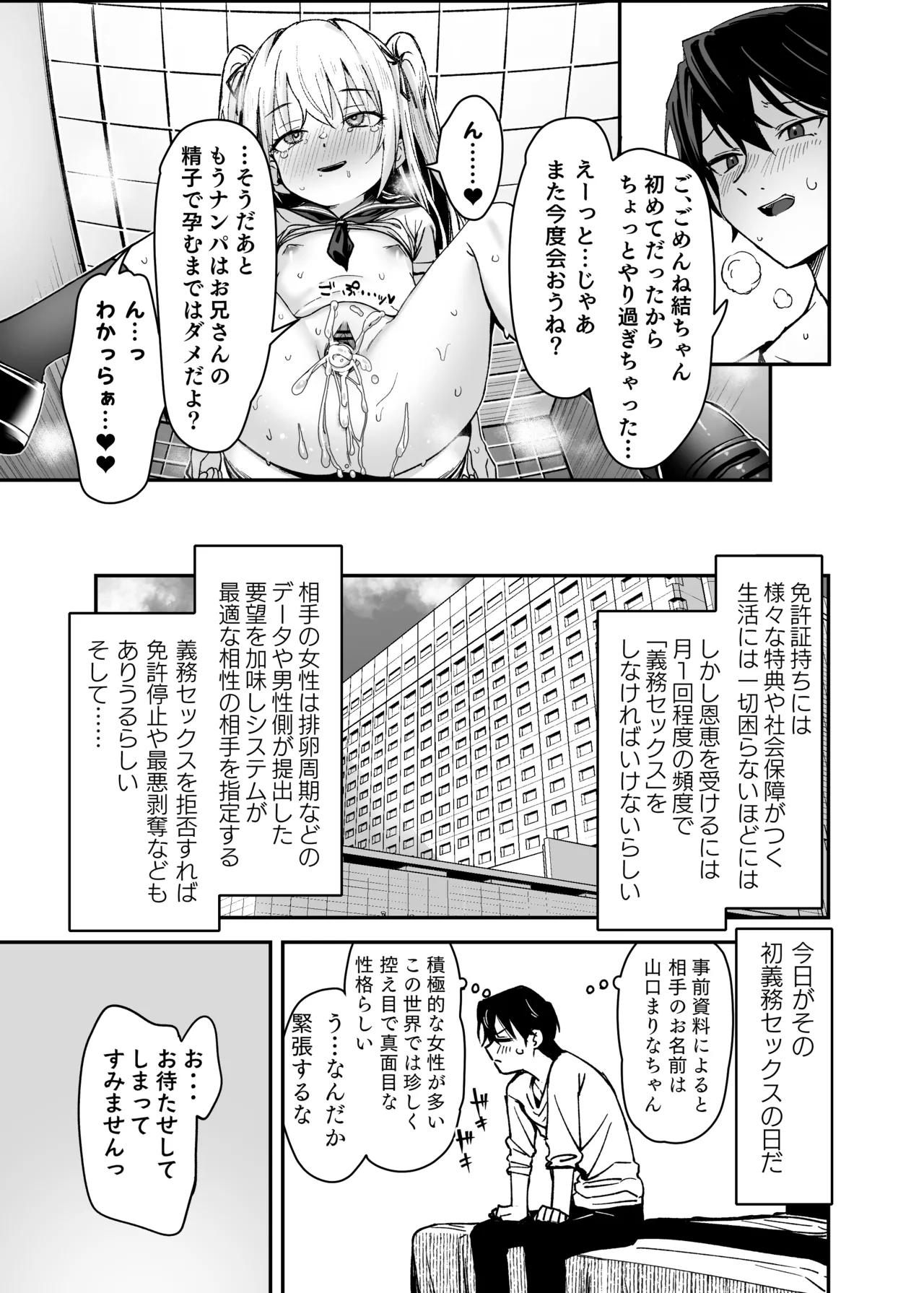 セックスに免許が必要になった世界 Page.11