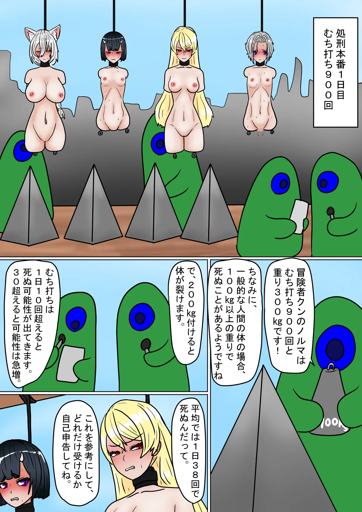 全滅！！ハーレムパーティーの末路 Page.61