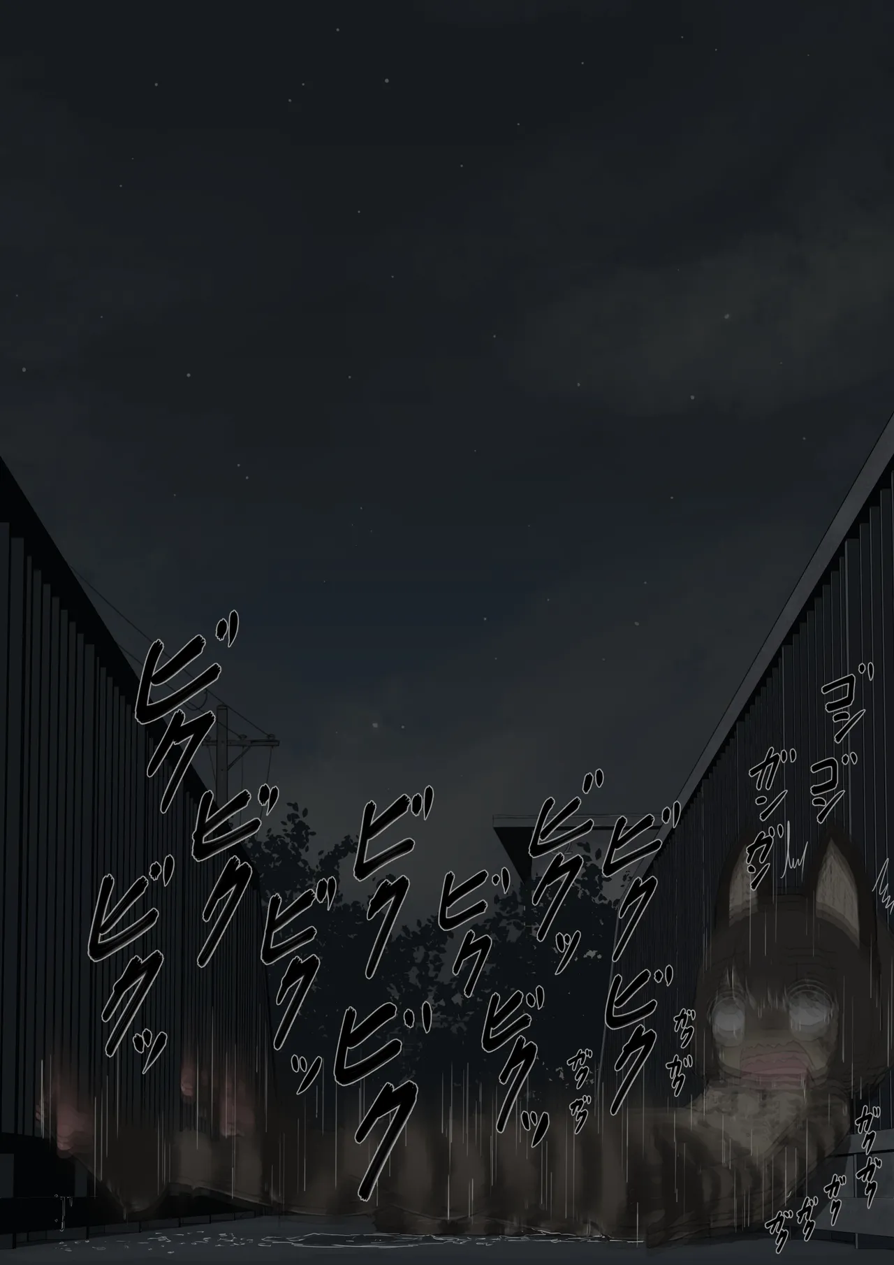 全裸に猫のボディペイントをされて夜の町を露出徘徊するハメになるお話 Page.49