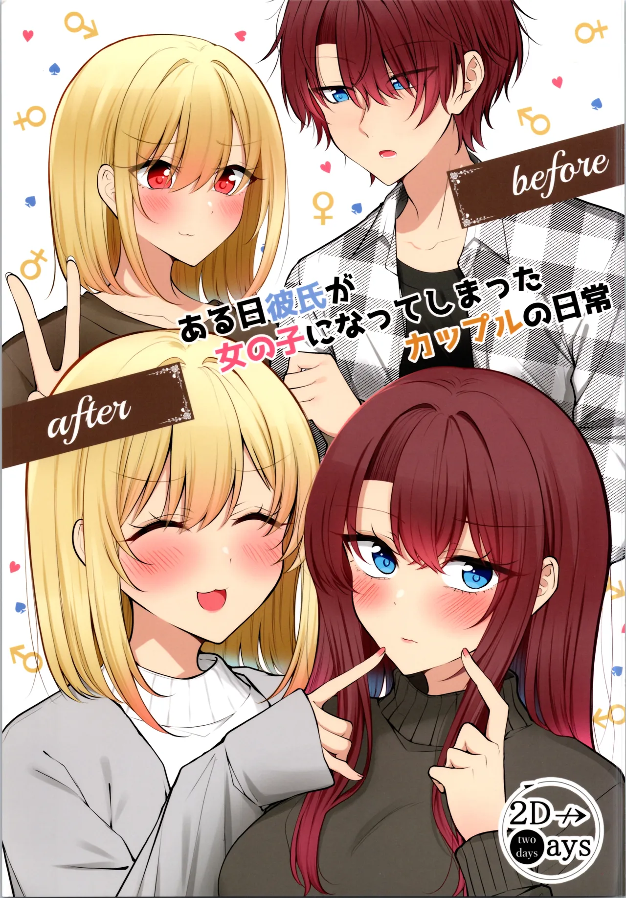 ある日彼氏が女の子になってしまったカップルの日常